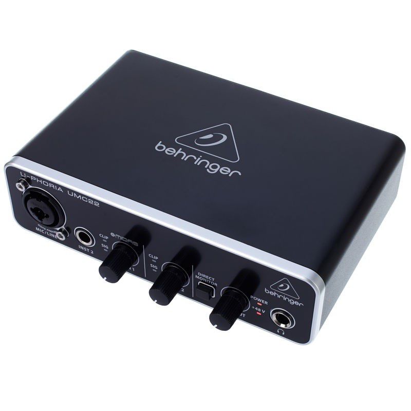 Interface de Áudio Behringer U-Phoria UMC22 - Krunner - Loja de