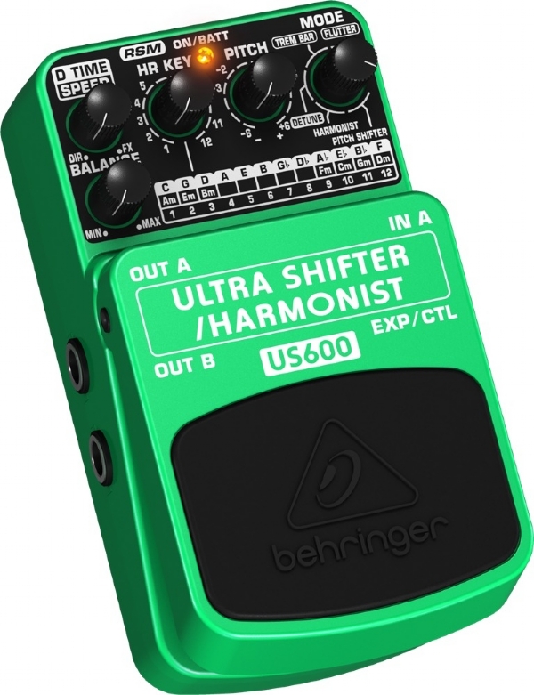 Pedal de Efeitos Behringer Ultra Shifter Harmonist US600 - Krunner