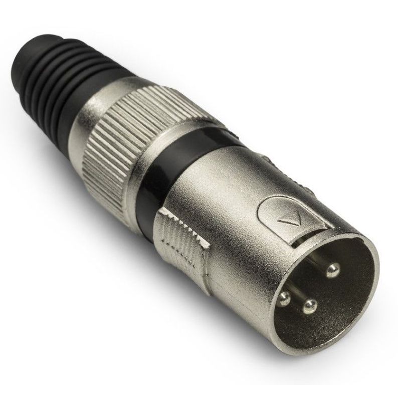 Plug XLR Macho 3 Pinos Zad Som CCM - Krunner - Loja de