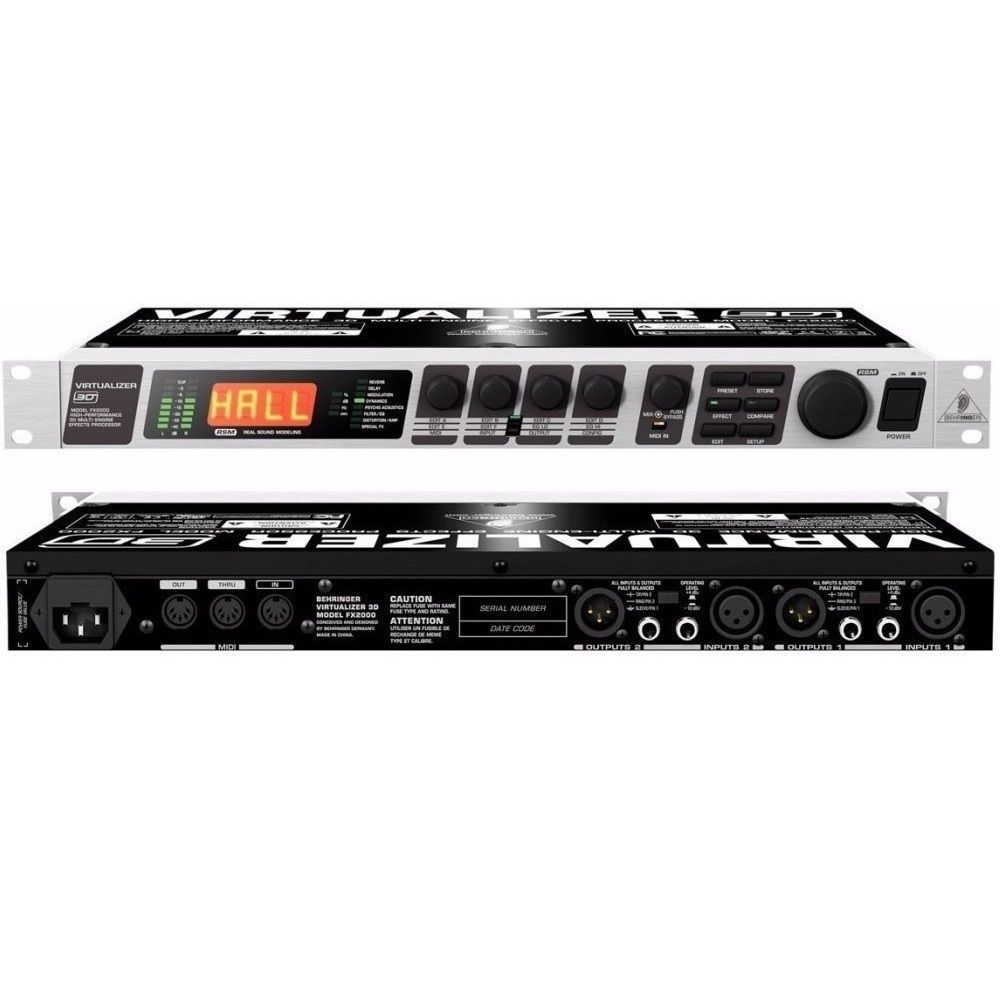 Processador de Efeitos Virtualizer 3D Behringer FX2000 - Krunner