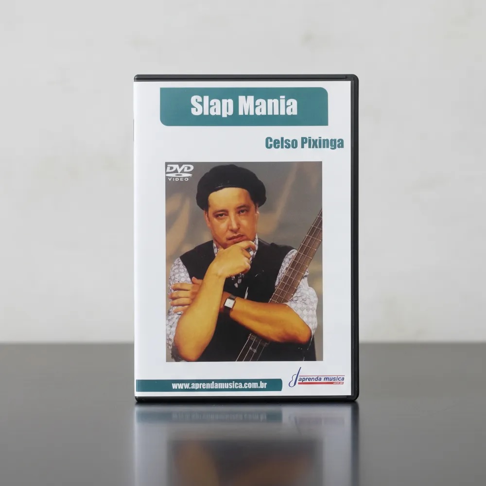 DVD Slap Mania Celso Pixinga - Krunner - Loja de Instrumentos