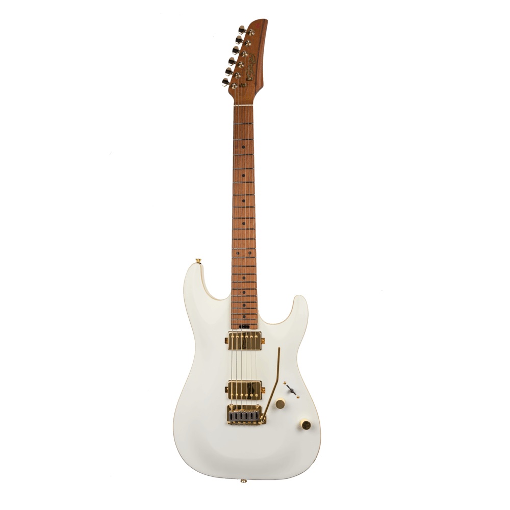 Gahga キントーン Guitarra Super Stratocaster Seizi Katana Aura HH White Storm