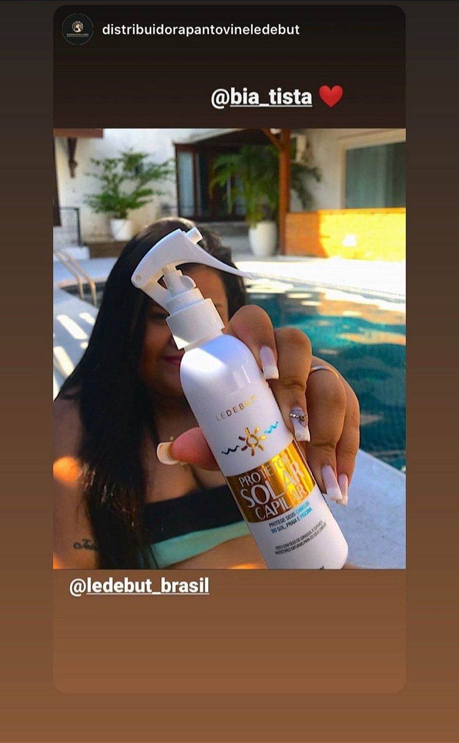 Protetor Solar Capilar de Mar, Sol e Piscina 150ml