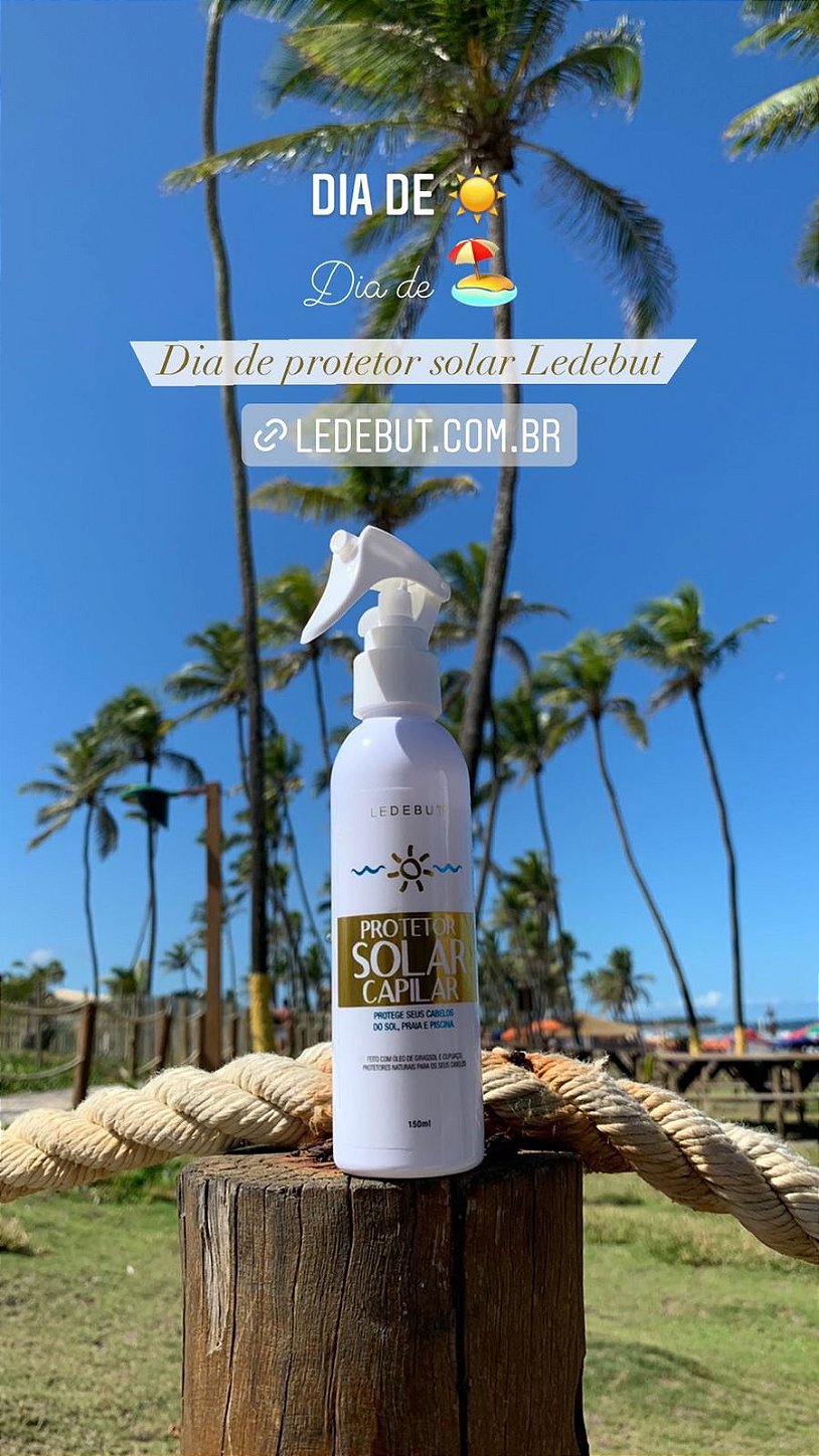Protetor Solar Capilar de Mar, Sol e Piscina 150ml