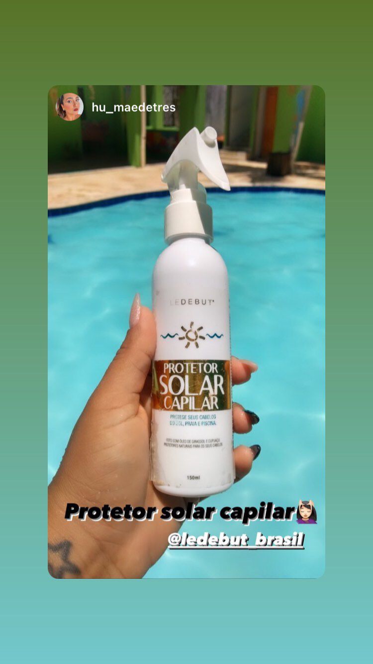 Protetor Solar Capilar de Mar, Sol e Piscina 150ml