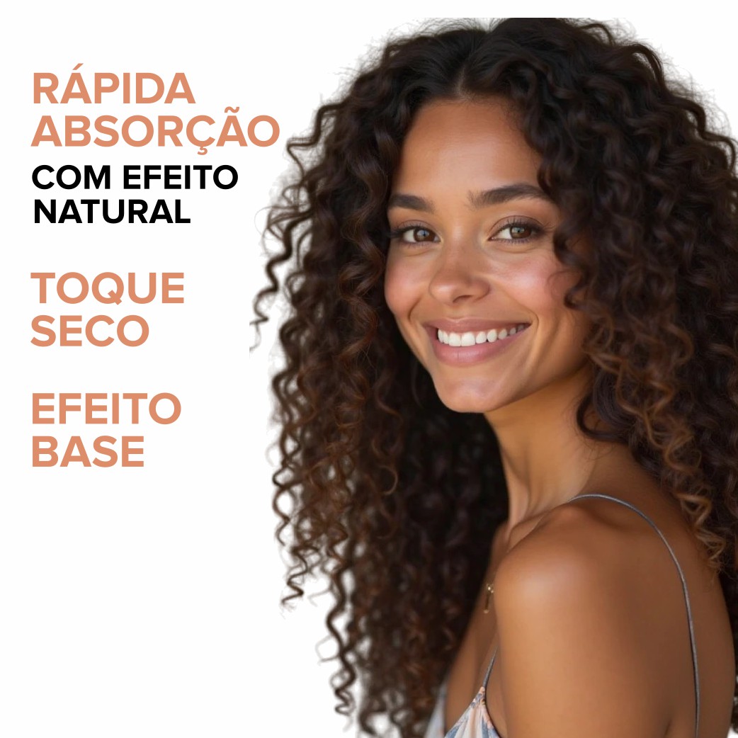 Episol Color FPS 70 Médio com cobertura natural e proteção UVA/UVB.