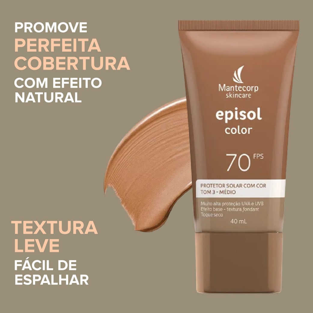 Episol Color FPS 70 Tom 3 - Médio - 60ml