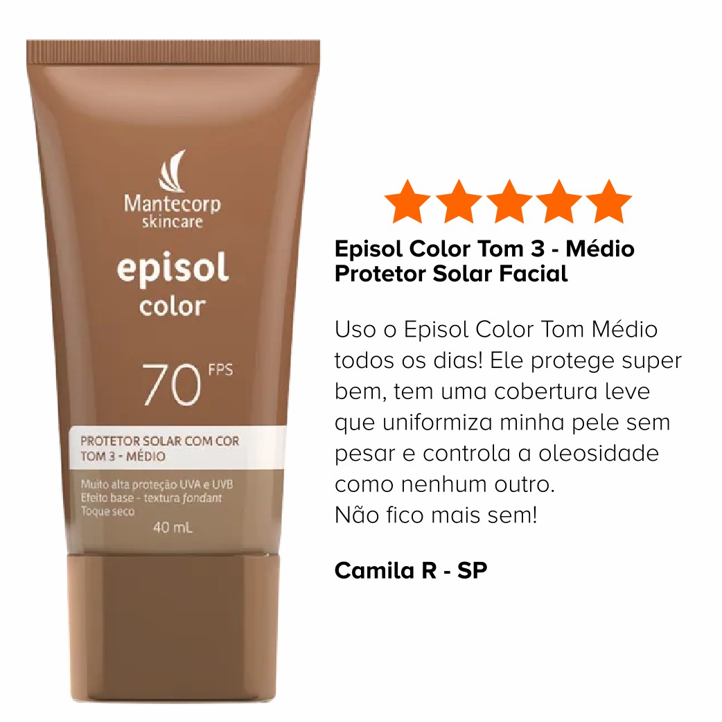 Episol Color FPS 70 Tom 3 - Médio - 60ml