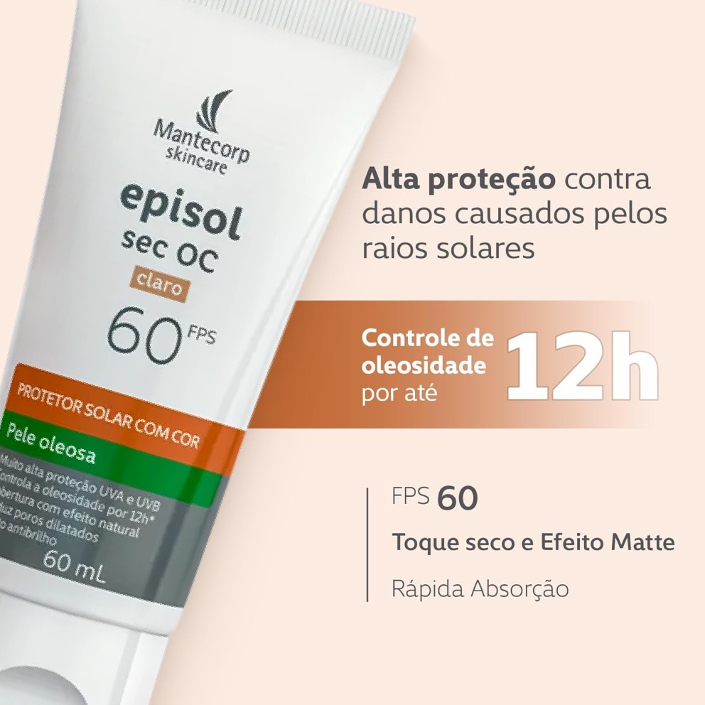 Protetor solar com cor que uniformiza o tom da pele clara