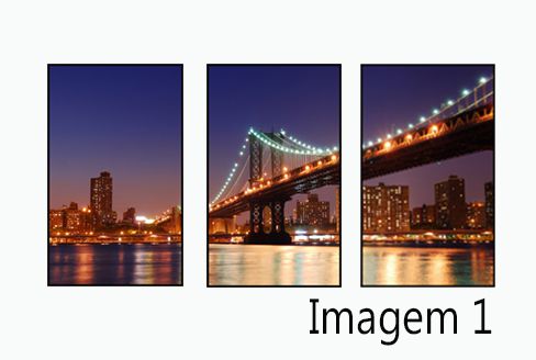 NEW YORK - Luzes de Manhattan - Casa & Quadros especialista em