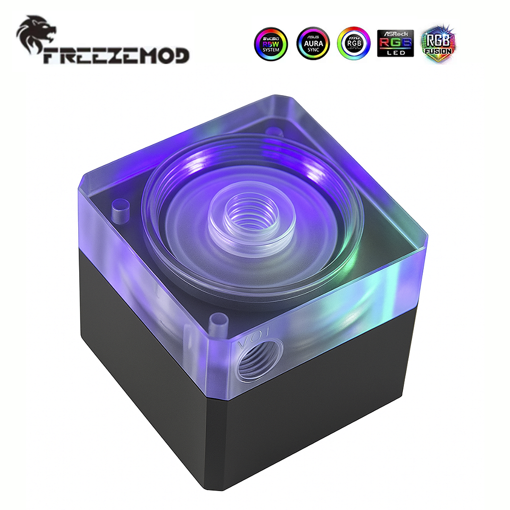 Bomba para Water Cooler FS6-J 800L/hora RGB Freezemod G1/4 - Power