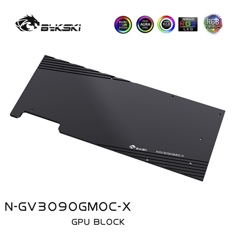GPU Block Gigabyte RTX 3080, 3080Ti e 3090 Bykski RGB - Power UP
