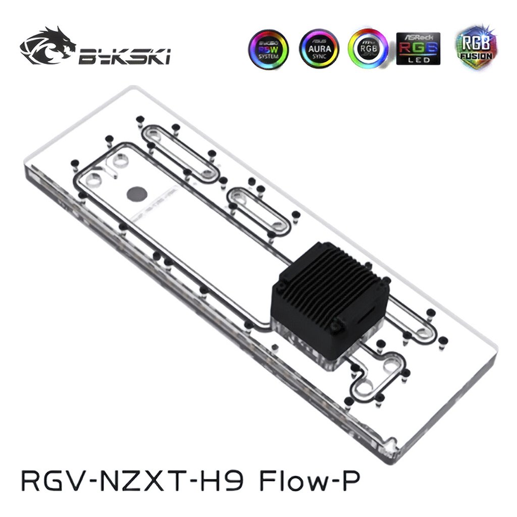 Reservatório Distroplate NZXT H9 Flow RGB c/ Bomba 960l/h - Power