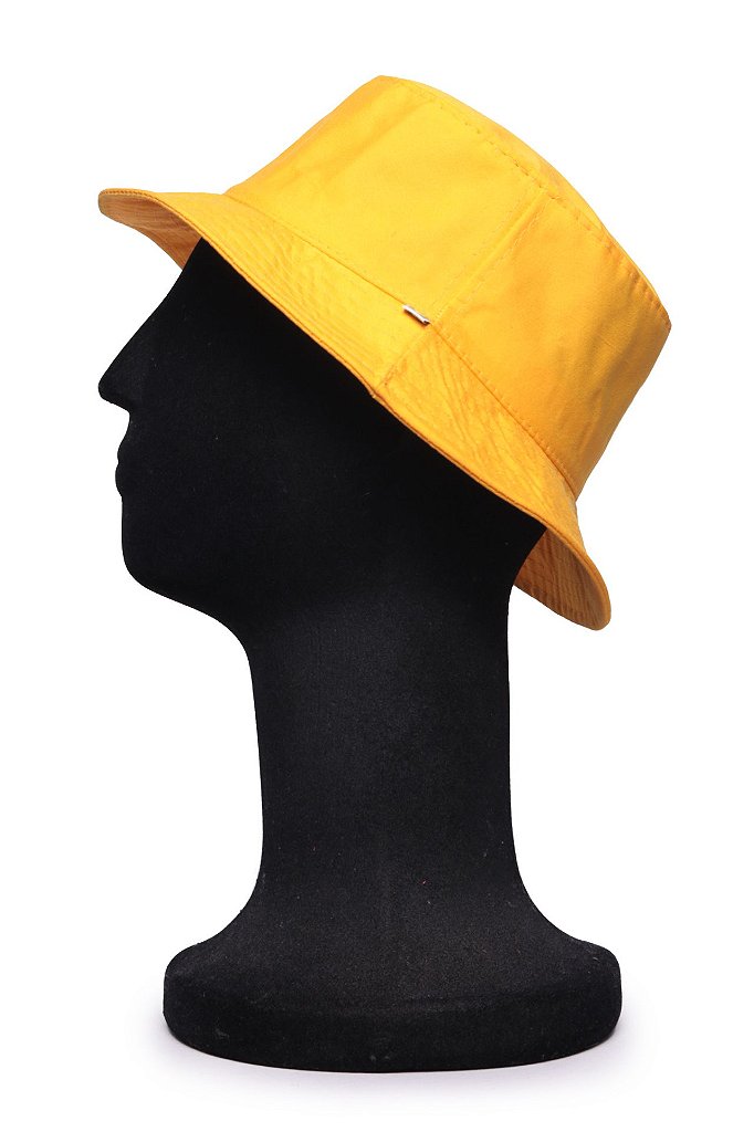 chapeu bucket amarelo