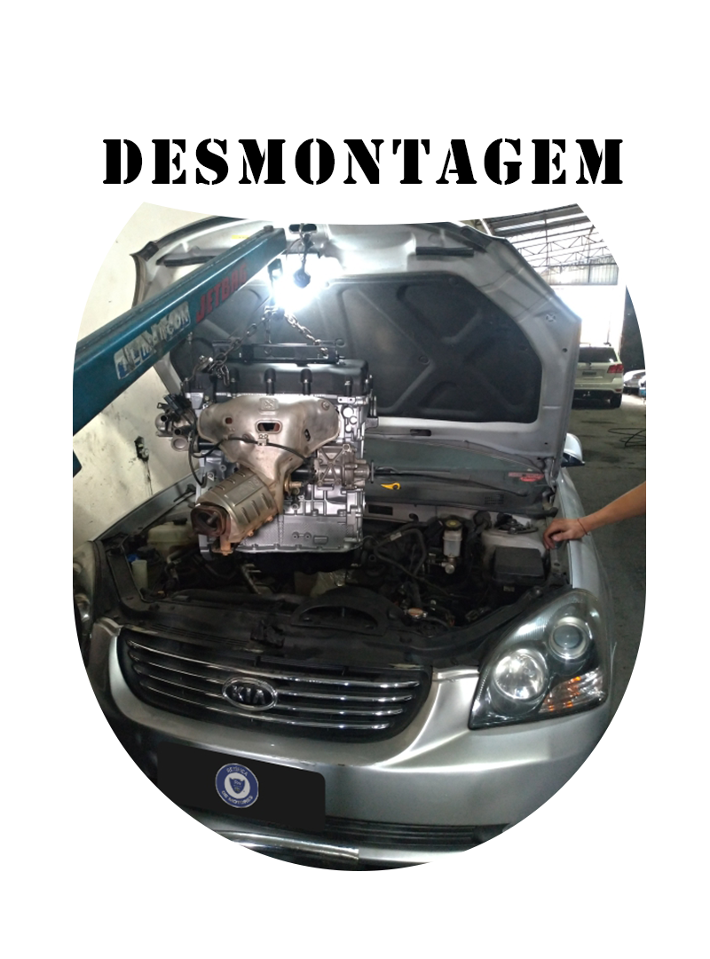 Retífica de motores Rw Motores Desmontagem do motor