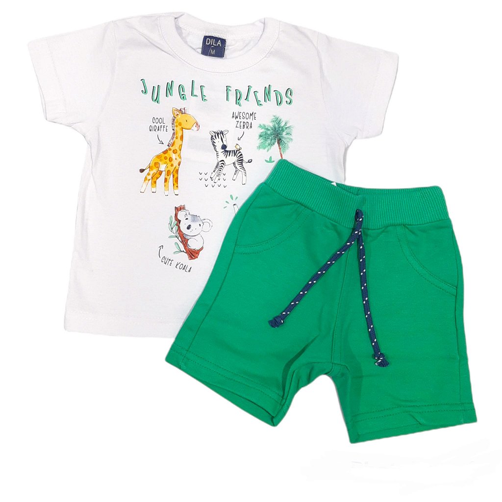 short de bichinhos masculino