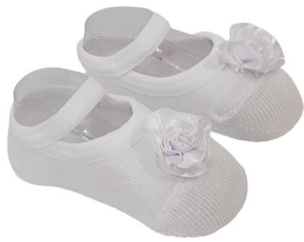 Meia Sapatilha Fem Branca RN - Rikam - Multi Modas Baby