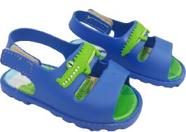 Sandália Infantil Masculina Azul Colorê - Pimpolho - Multi Modas Baby