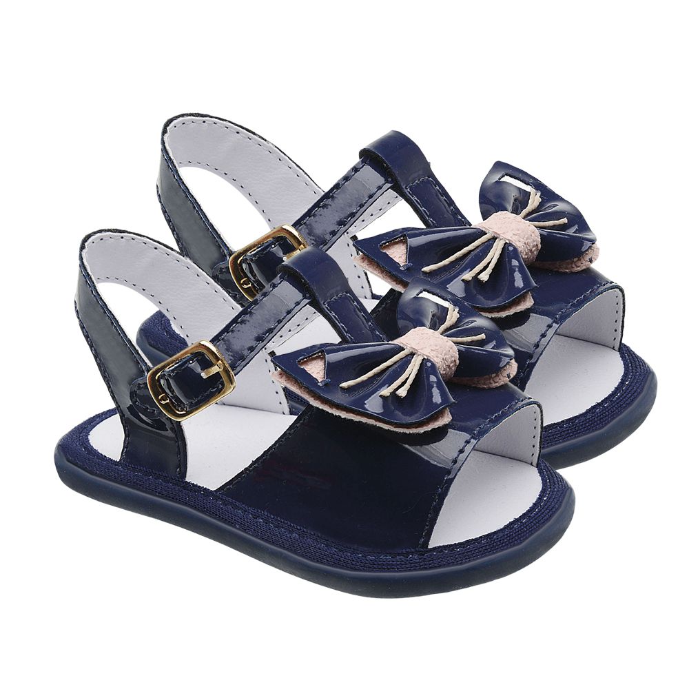 Sandalia infantil sales azul marinho