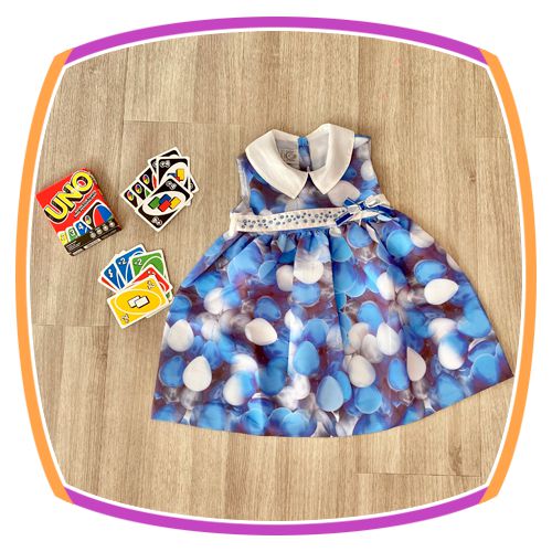 vestido infantil estampa de onça
