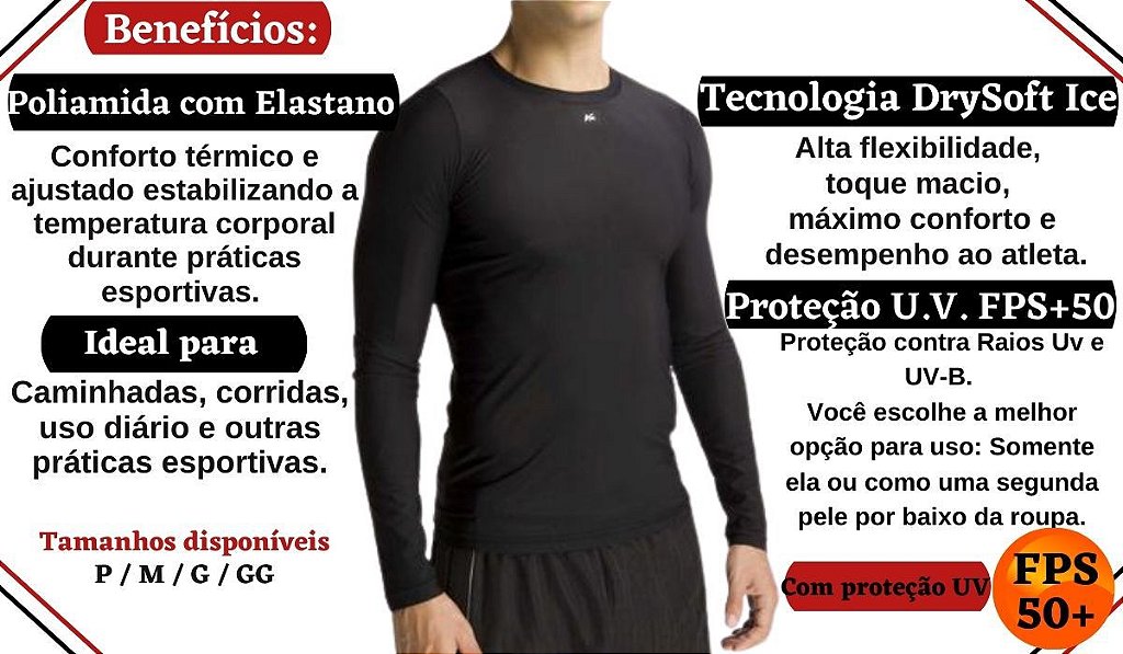 calça e camisa segunda pele