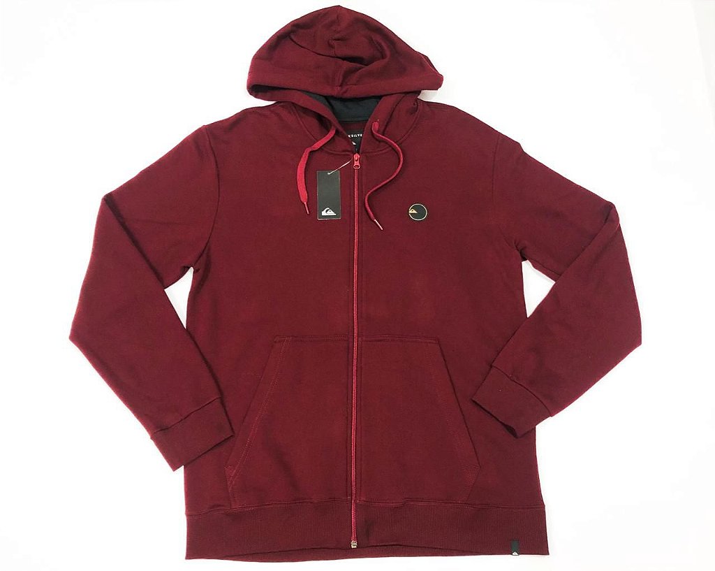 moletom quiksilver ziper
