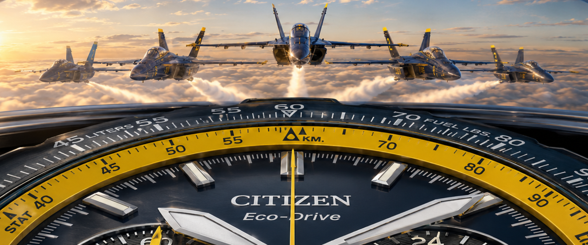 Relógio Citizen Promaster Blue Angels Eco-Drive CA4667-53L