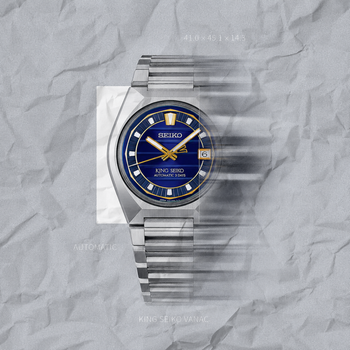 King Seiko Vanac Tokyo Twilight SDKV001 / SLA083J1 Automático Roxo