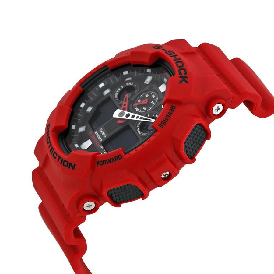 G-SHOCK GA-100B-4ADR – Cronógrafo 1/1000s, 200m e design urbano