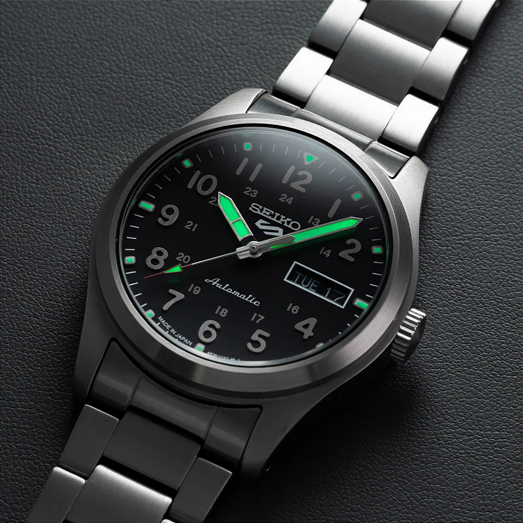 Seiko 5 Sports SRPG27 Automático Preto 39.4mm - Relojoaria Impala