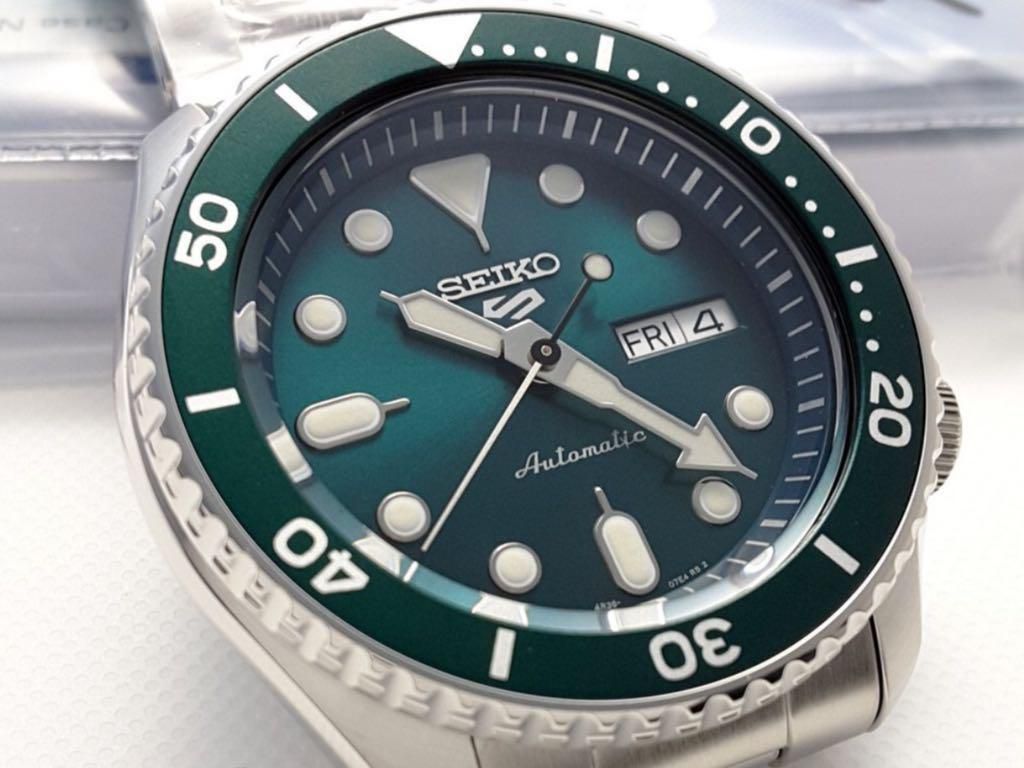 Seiko 5 Sports SRPD61 Automático 10 ATM Verde - Relojoaria Impala