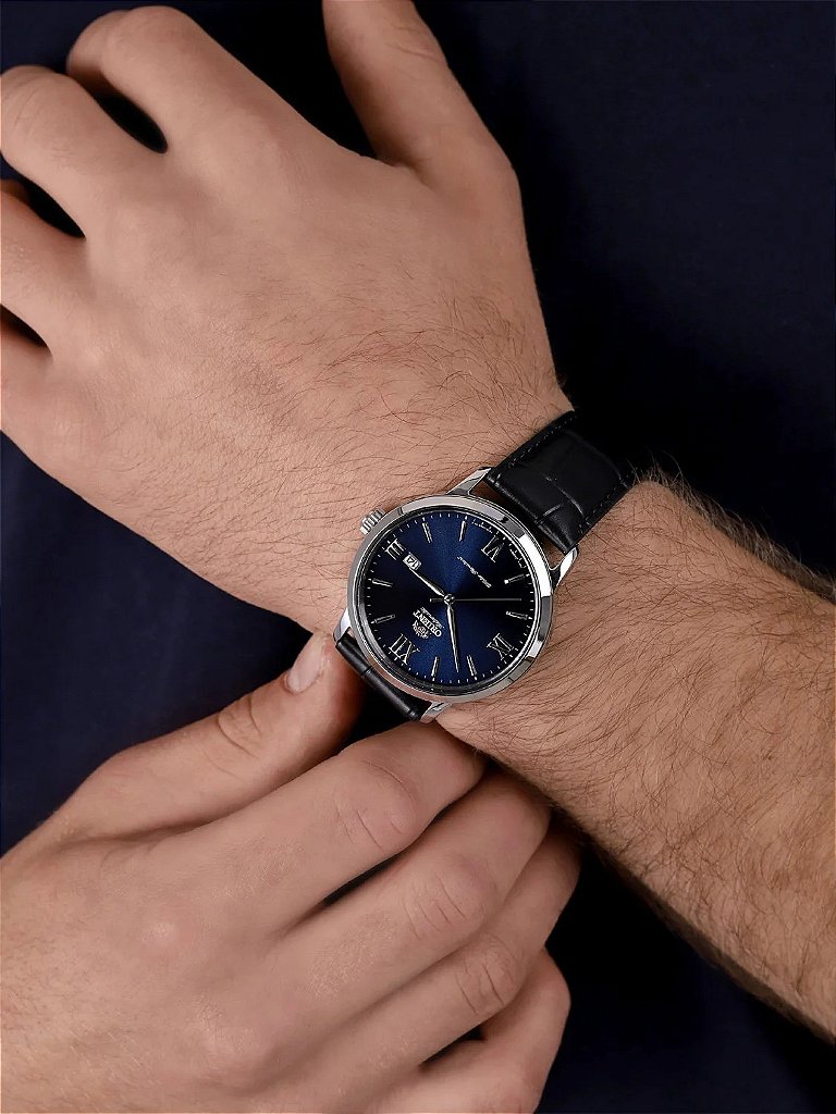 Orient Symphony IV RA-AC0F11L30B – Automático Clássico Azul 42mm