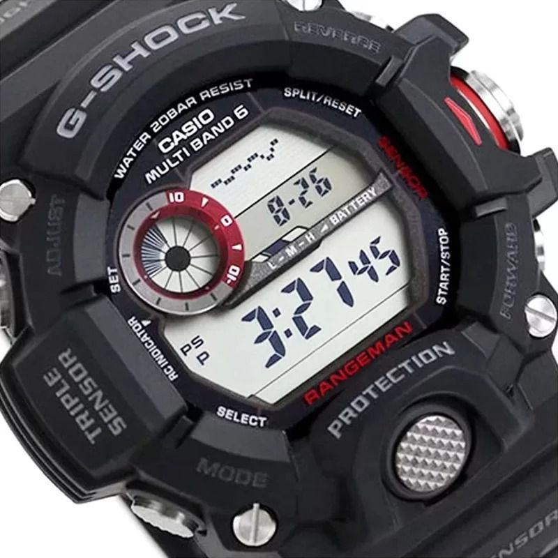 G-SHOCK Rangeman GW-9400-1DR Master of G Preto - Relojoaria Impala