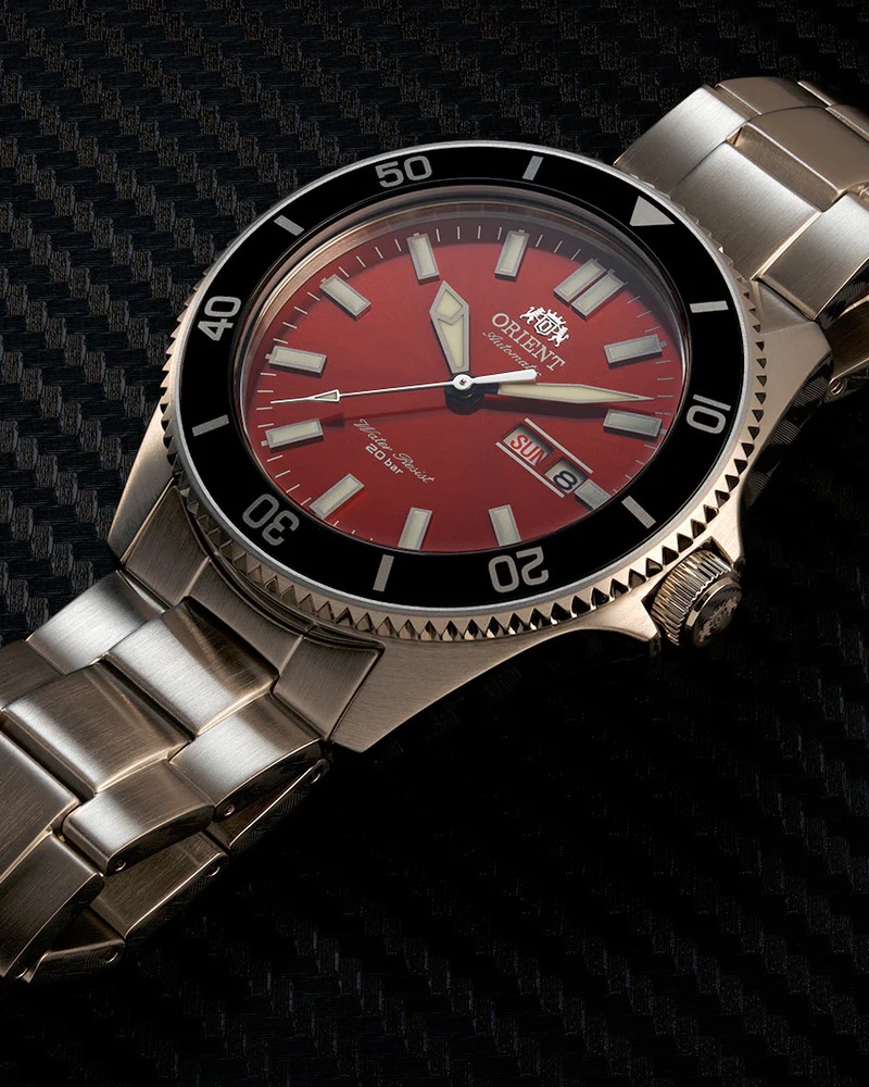 Orient Kanno Automático RA-AA0915R19B Mostrador Vermelho