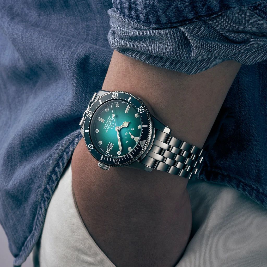 Orient Star Diver's 1964 RE-AU0602E00B Automático Verde