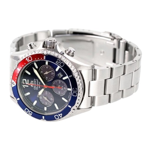 Orient Mako Solar RA-TX0201L10B Azul Safira 200m - Relojoaria
