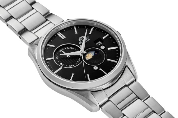 Orient Sun & Moon RA-AK0307B30B – Automático Safira Preto 41mm