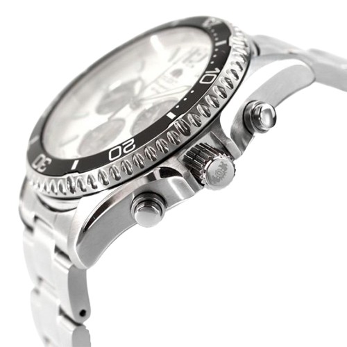 Orient Mako Solar RA-TX0203S10B Branco Safira 200m - Relojoaria