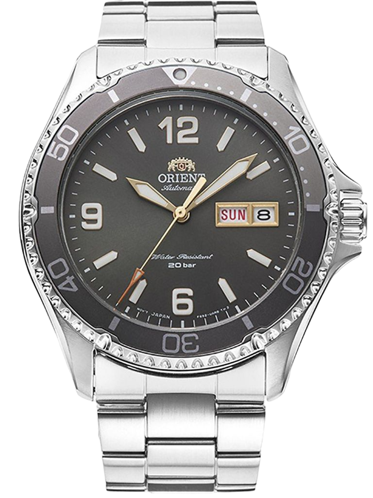 Orient Mako Automático RA-AA0819N39B Grafite Safira 200m