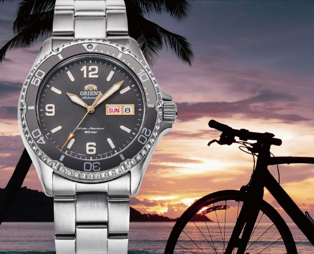 Orient Mako Automático RA-AA0819N39B Grafite Safira 200m