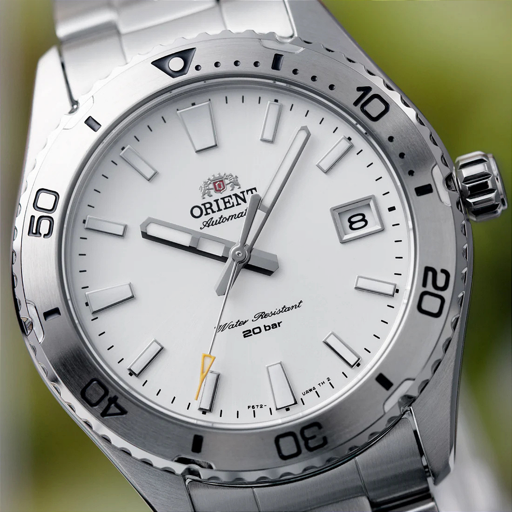 Orient Mako 40 Automático RA-AC0Q03S10B Safira 200m - Relojoaria