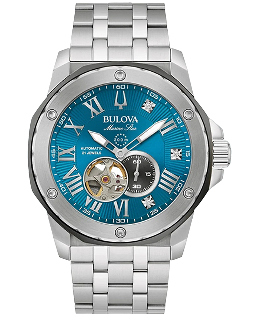 Bulova 98D184 Marc Anthony Série A – Automático, 45mm, 200M