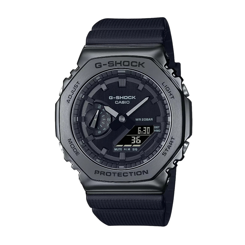 G-SHOCK G-STEEL GM-2100BB-1ADR Preto Stealth - Relojoaria Impala