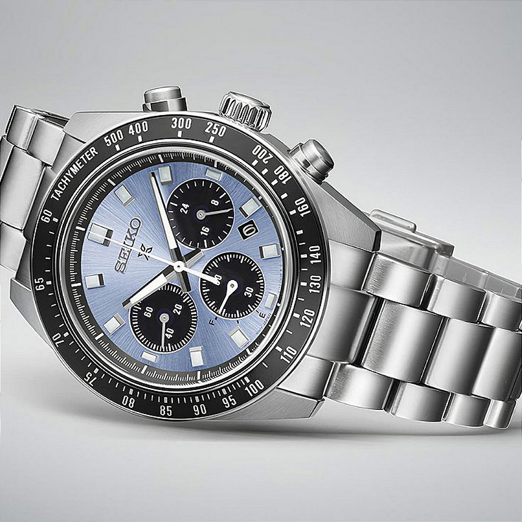 Relógio Seiko Prospex SpeedTimer Solar SSC935 Azul Safira