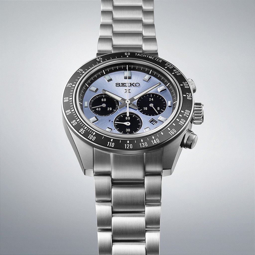 Relógio Seiko Prospex SpeedTimer Solar SSC935 Azul Safira