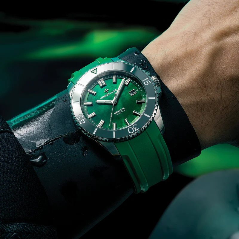 Relógio Venezianico Nereide Madreperla 42 Verde - Relojoaria