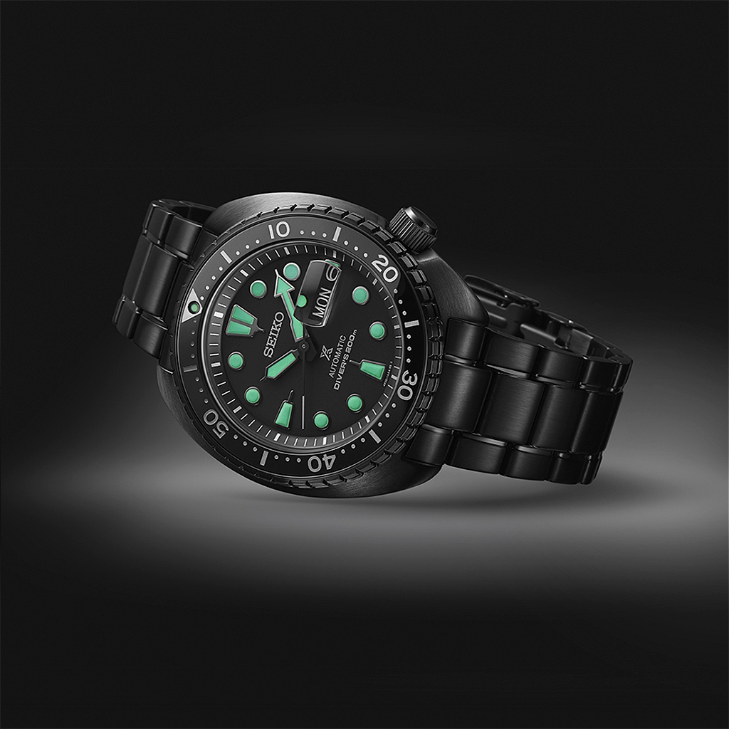 Seiko Prospex King Turtle Black Series Night Vision SRPK43 - 200m