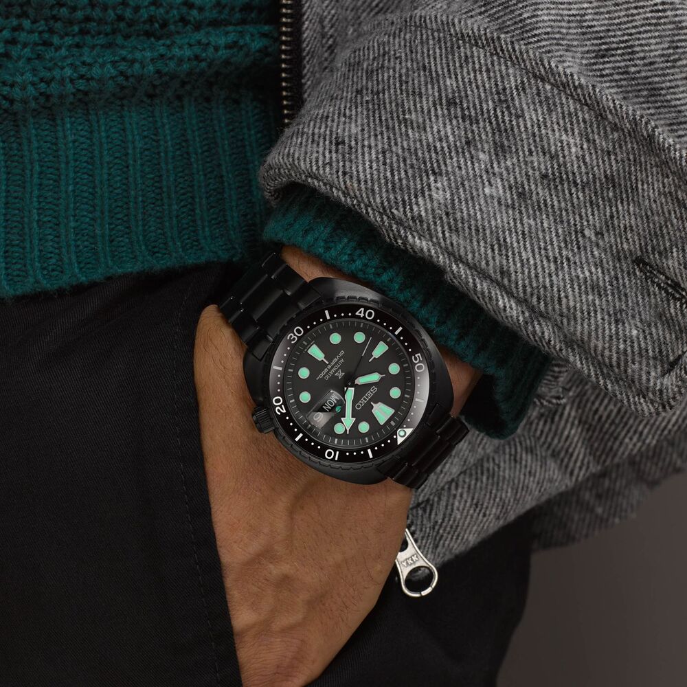 Seiko Prospex King Turtle Black Series Night Vision SRPK43 - 200m