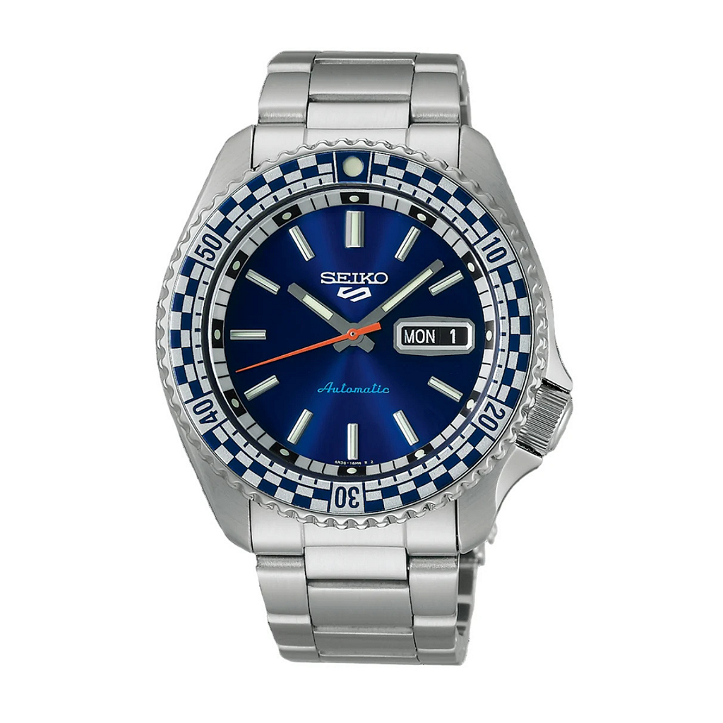 Relógio Seiko 5 Sport SRPK65 Edição Especial Checker Flag