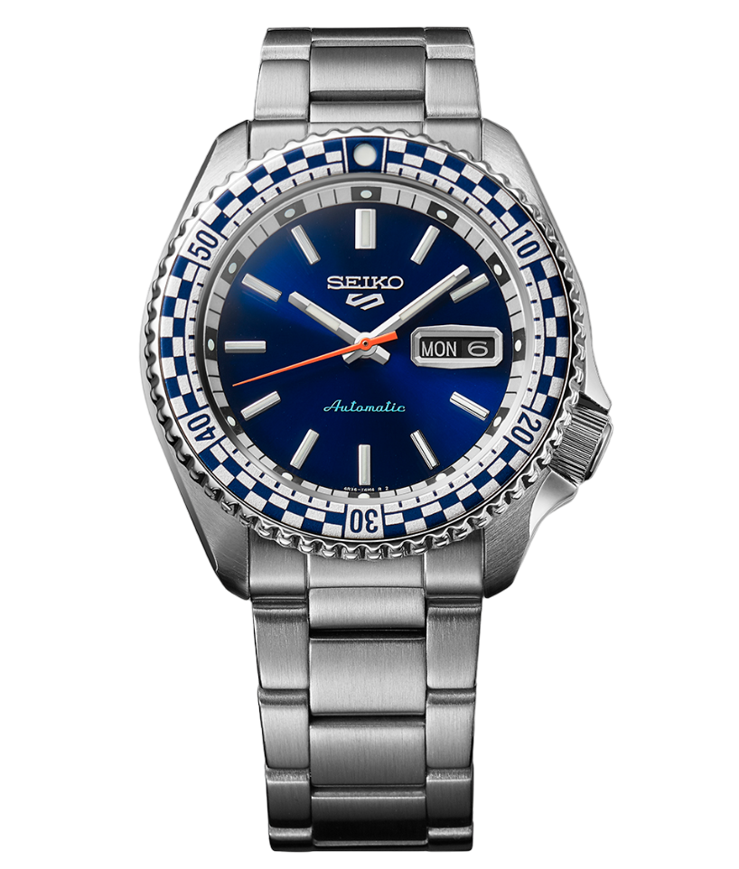 Relógio Seiko 5 Sport SRPK65 Edição Especial Checker Flag